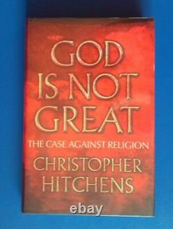 SIGNED Christopher Hitchens GOD IS NOT GREAT FIRST EDITION Hardback d/j 2007