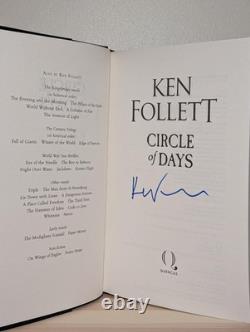 SIGNED Circle of Days Ken Follett 1st/1st Edition Hardcover New Collectible Book