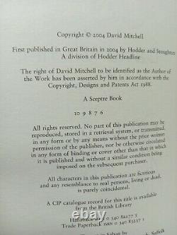 SIGNED Cloud Atlas David Mitchell First Edition 6th Printing