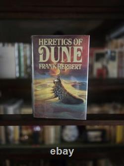 SIGNED DUNE Frank Herbert / Heretics of Dune Signed 1st Edition 1984
