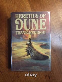 SIGNED DUNE Frank Herbert / Heretics of Dune Signed 1st Edition 1984