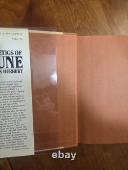 SIGNED DUNE Frank Herbert / Heretics of Dune Signed 1st Edition 1984