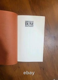 SIGNED DUNE Frank Herbert / Heretics of Dune Signed 1st Edition 1984