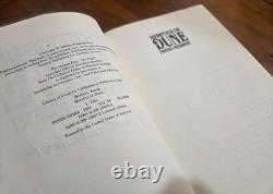 SIGNED DUNE Frank Herbert / Heretics of Dune Signed 1st Edition 1984