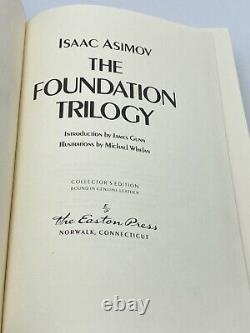 SIGNED Easton Press FOUNDATION TRILOGY Isaac Asimov Collectors LIMITED Edition