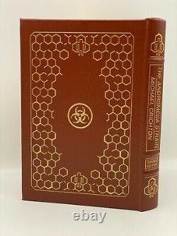 SIGNED Easton Press THE ANDROMEDA STRAIN Michael Crichton LIMITED Edition #327