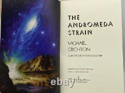SIGNED Easton Press THE ANDROMEDA STRAIN Michael Crichton LIMITED Edition #327