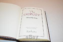 SIGNED FIRST EDITION Easton Press THE EXORCIST William Peter Blatty LEATHER MINT