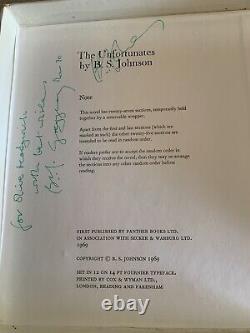 SIGNED FIRST EDITION The Unfortunates by B S Johnson