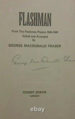 SIGNED Flashman complete set George Macdonald Fraser first edition