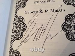 SIGNED George R R Martin Feast For Crows 1st/1st 2005 Voyager in Original DW