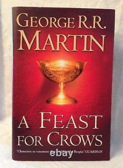 SIGNED George R R Martin Feast For Crows 1st/1st 2005 Voyager in Original DW