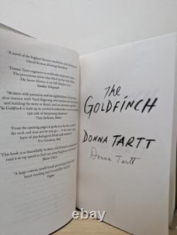 SIGNED Goldfinch Donna Tartt Special Edition 1st Print Rare HC New Collectible