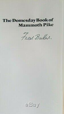 SIGNED HARDBACK The Domesday Book of Mammoth Pike Fred Buller fishing angling hb