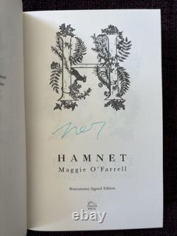 SIGNED Hamnet Maggie O'Farrell 1st HB Waterstones Exclusive