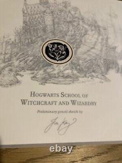 SIGNED Harry Potter and the Goblet of Fire, Deluxe Illustrated 1st Print UK