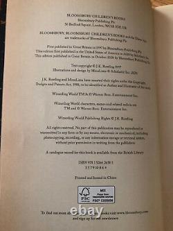SIGNED Harry Potter and the Philosopher's Stone New, 1st Minalima UK Edition