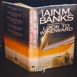 SIGNED Iain Banks Look To Windward (Culture Novel) 1st Edition in D/J 2000