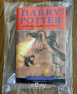 SIGNED J. K. Rowling Harry Potter and the Goblet of Fire 1st/1st Edition UK