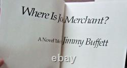 SIGNED Jimmy Buffett Where is Joe Merchant HB Book 1st Edition