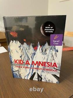 SIGNED KID A MNESIA A Book of Radiohead Artwork -THOM YORKE & STANLEY DONWOOD