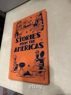 SIGNED LEO POLITI 1944 1st First Edition HTF Stories From Americas by F. Henius