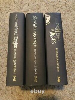 SIGNED, LIMITED Mistborn Trilogy Brandon Sanderson, 10th Anniversary UK Ed #109