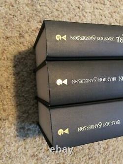 SIGNED, LIMITED Mistborn Trilogy Brandon Sanderson, 10th Anniversary UK Ed #109