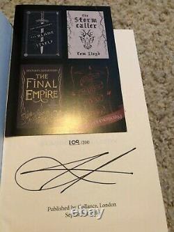 SIGNED, LIMITED Mistborn Trilogy Brandon Sanderson, 10th Anniversary UK Ed #109