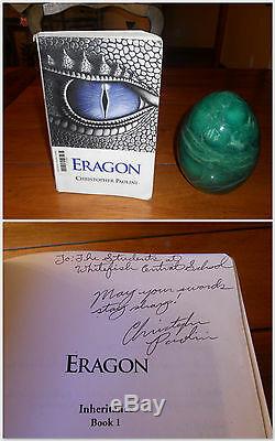 SIGNED/LINED Eragon by Christopher Paolini TRUE 1st/1st (2002, Paperback)