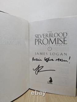 SIGNED Lined The Silverblood Promise James Logan 1st Ed 1st Print Hardcover Book