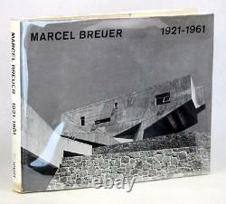 SIGNED MARCEL BREUER BUILDINGS AND PROJECTS 1921-1961 HARDCOVER withDUSTJACKET