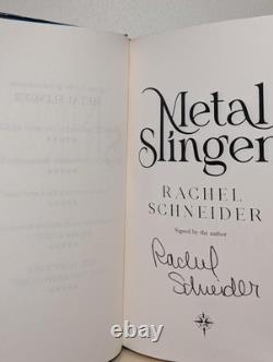 SIGNED Metal Slinger Rachel Schneider 1st/1st Edition Hardcover Collectible Book