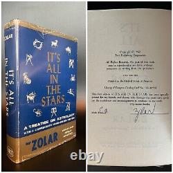 SIGNED & NUMBERED It's All in The Stars FIRST EDITION Astrology ZOLAR 1962