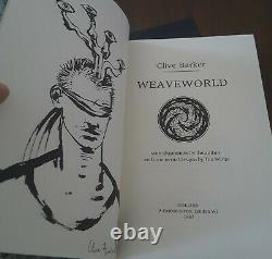 SIGNED NUMBERED SLIPCASE Weaveworld by Clive Barker True 1st Edition Collins