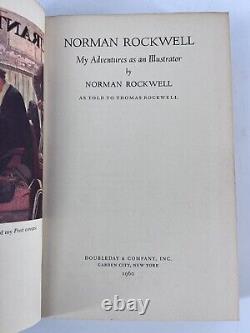 SIGNED Norman Rockwell My Adventures as an Illustrator 1960 1st Edition Book