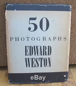SIGNED Numbered Edward Weston 50 Fifty Photographs Limited ED Dust Jacket HC