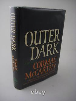 SIGNED Outer Dark Cormac McCarthy 1st Edition First Printing NOVEL 1968 Fiction