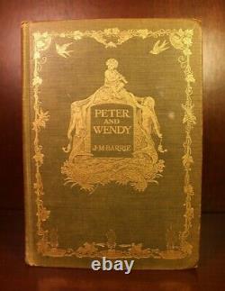 SIGNED Peter and Wendy 1911 First American Edition J. M. Barrie Peter Pan