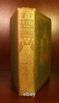 SIGNED Peter and Wendy 1911 First American Edition J. M. Barrie Peter Pan