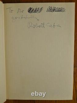 SIGNED ROBERT CAPA SLIGHTLY OUT OF FOCUS 1947 1ST EDITION With DUST JACKET