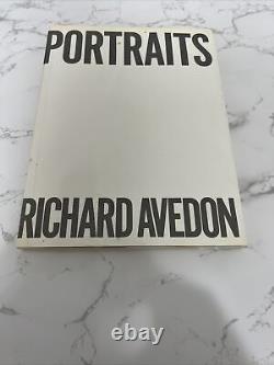 SIGNED Richard Avedon Portraits, 1976 First Edition/Printing HCDJ