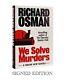 SIGNED Richard Osman Book We Solve Murders First Exclusive Edition Hardcover&COA