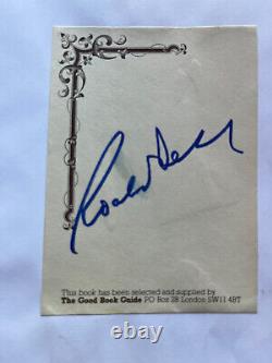 SIGNED Roald Dahl GEORGE's MARVELLOUS MEDICINE 1st Edition 1981 HBDJ Book 1/1