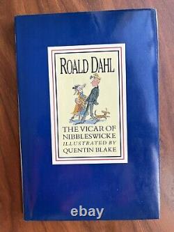 SIGNED Roald Dahl THE VICAR OF NIBBLESWICK 1st Edition 1991 HBDJ Book 1/1 WOW