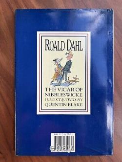 SIGNED Roald Dahl THE VICAR OF NIBBLESWICK 1st Edition 1991 HBDJ Book 1/1 WOW