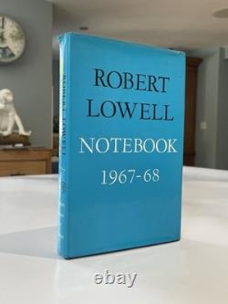SIGNED Robert Lowell, Notebook, 1967-68, 1st Edition, Poetry