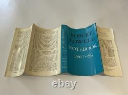 SIGNED Robert Lowell, Notebook, 1967-68, 1st Edition, Poetry