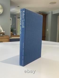 SIGNED Robert Lowell, Notebook, 1967-68, 1st Edition, Poetry