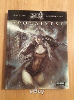 SIGNED & SKETCHED by Luis Royo Malefic Time 1 Apocalypse HC 1st + Pic RARE
